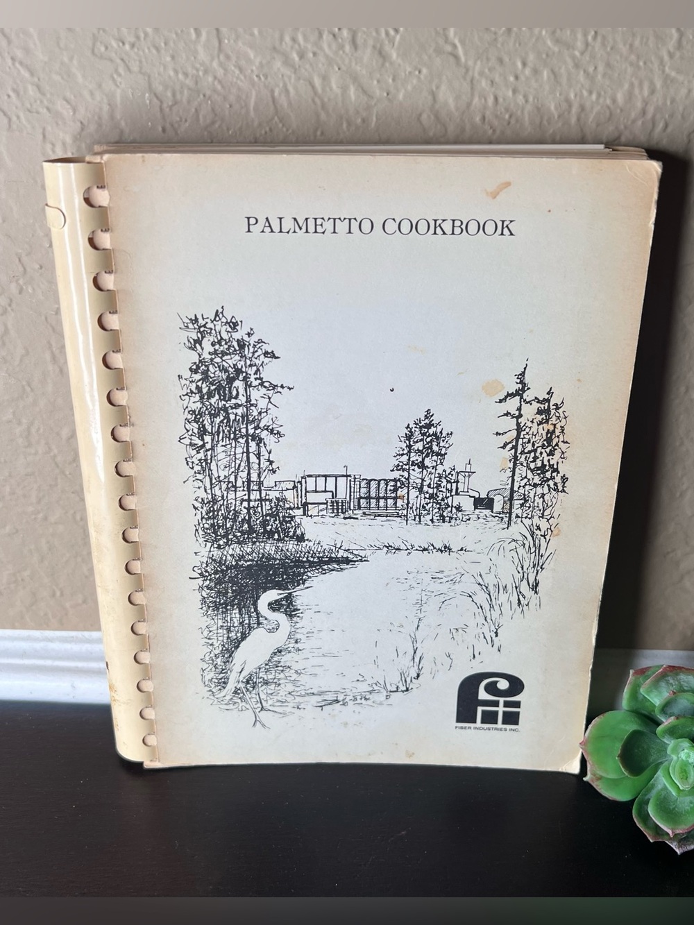 Vintage 1980 Palmetto Cookbook Southern Community Recipe Book